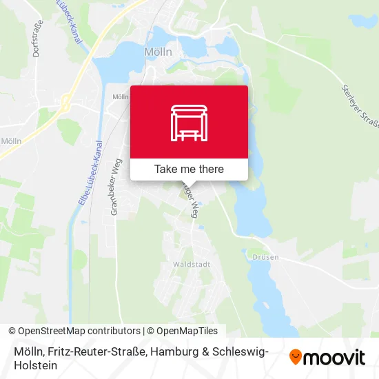 Карта Mölln, Fritz-Reuter-Straße