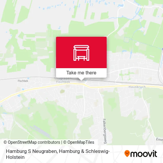 Карта Hamburg S Neugraben