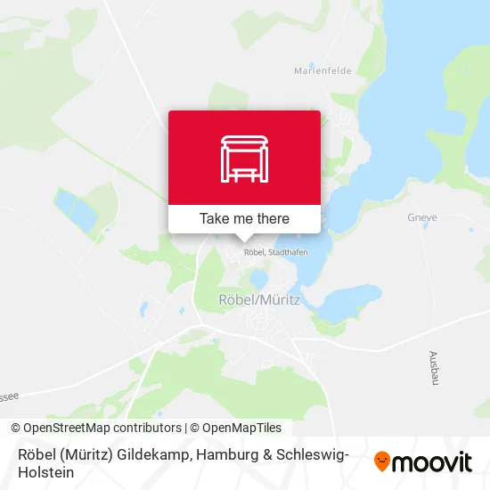 Карта Röbel (Müritz) Gildekamp