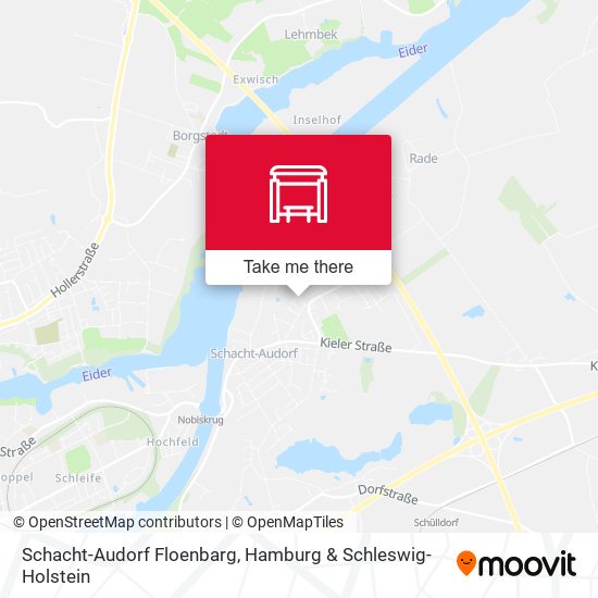 Schacht-Audorf Floenbarg map