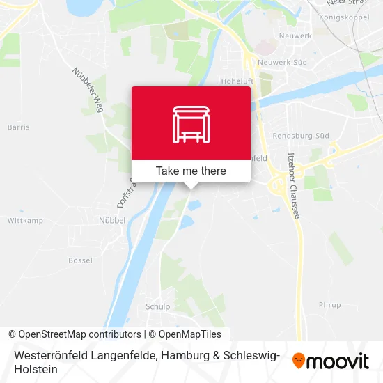 Карта Westerrönfeld Langenfelde