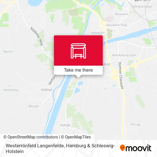 Карта Westerrönfeld Langenfelde