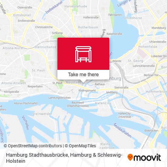 Hamburg Stadthausbrücke map