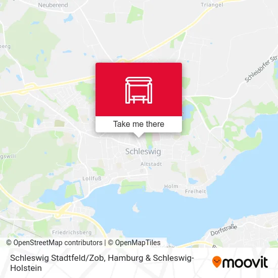 Карта Schleswig Stadtfeld/Zob