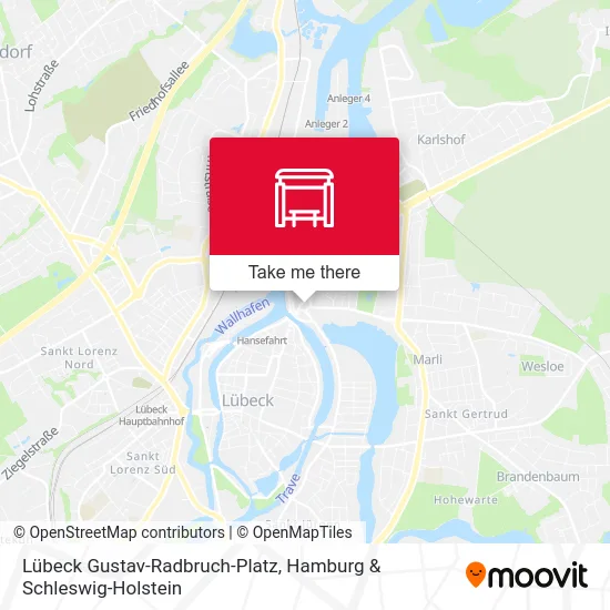 Карта Lübeck Gustav-Radbruch-Platz