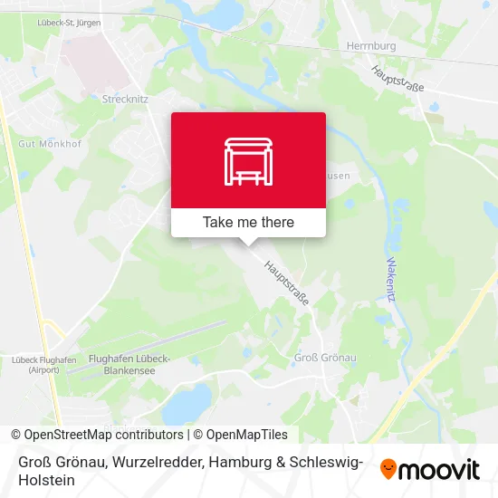 Карта Groß Grönau, Wurzelredder
