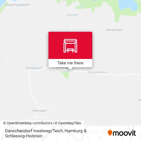 Карта Dänschendorf Inselweg/Teich