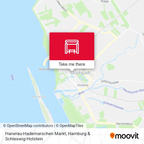 Карта Hanerau-Hademarschen Markt