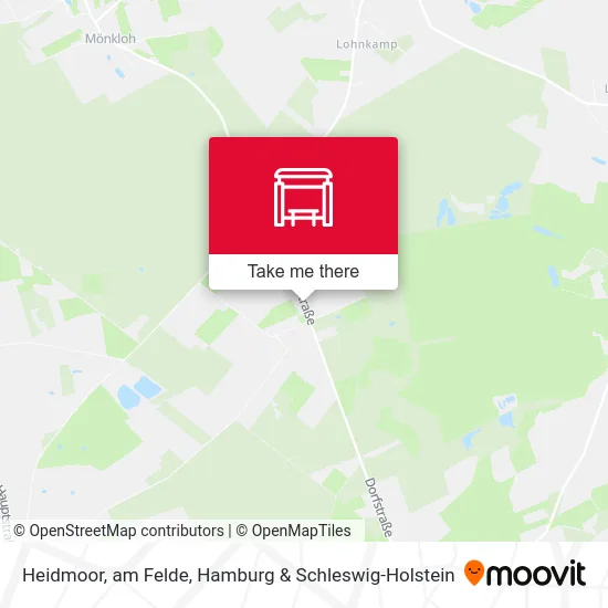 Карта Heidmoor, am Felde