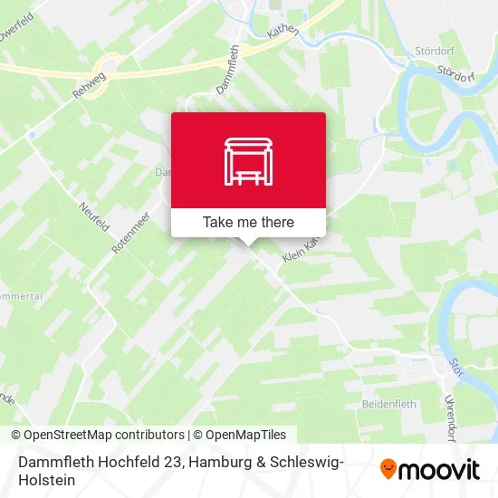 Карта Dammfleth Hochfeld 23
