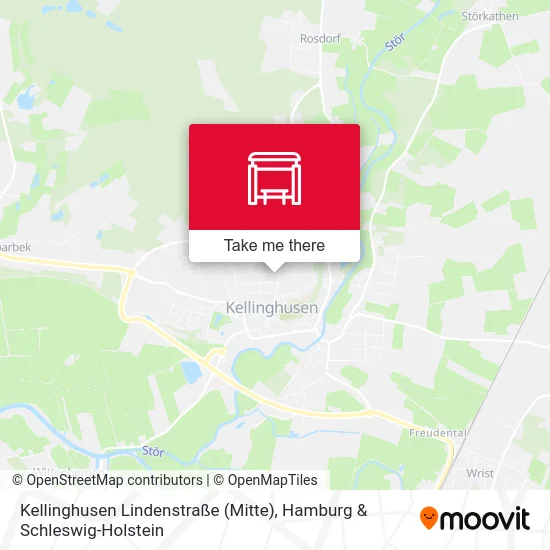 Карта Kellinghusen Lindenstraße (Mitte)