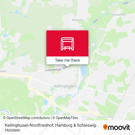 Карта Kellinghusen Nordfriedhof