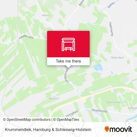 Карта Krummendiek