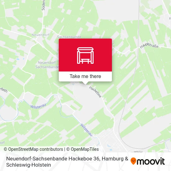 Карта Neuendorf-Sachsenbande Hackeboe 36