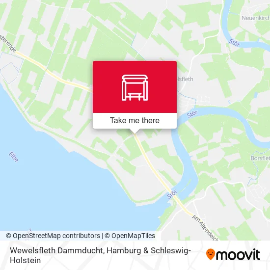 Карта Wewelsfleth Dammducht