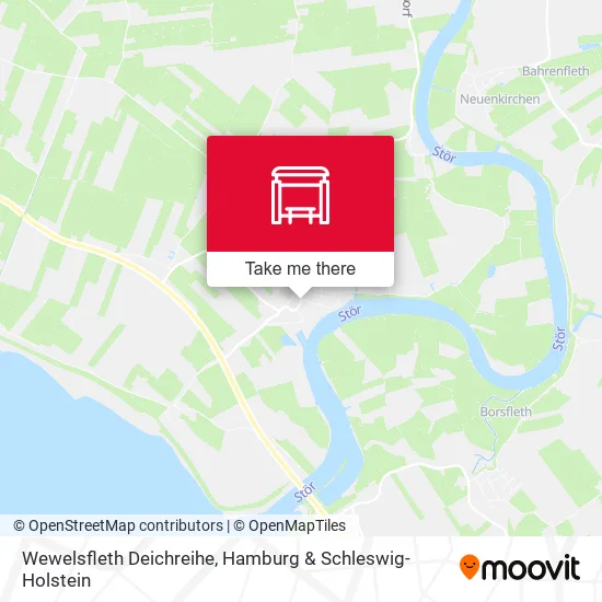 Карта Wewelsfleth Deichreihe