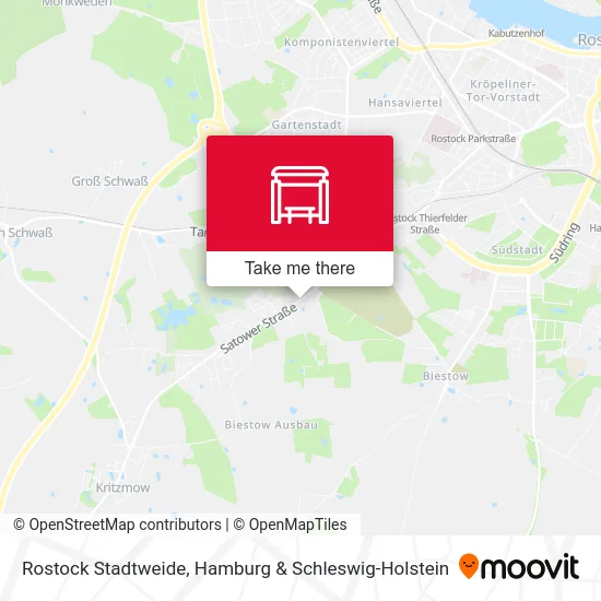 Карта Rostock Stadtweide