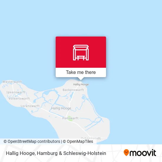 Карта Hallig Hooge