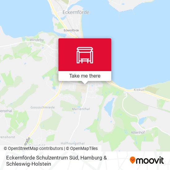 Eckernförde Schulzentrum Süd map