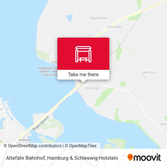 Карта Altefähr Bahnhof