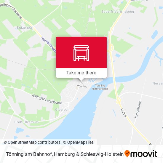 Tönning am Bahnhof map