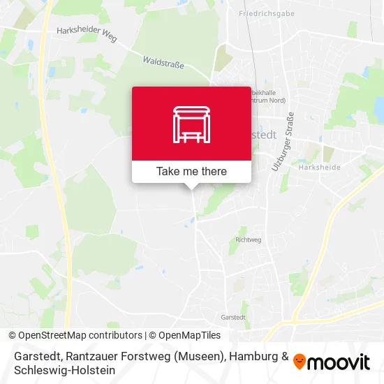 Карта Garstedt, Rantzauer Forstweg (Museen)