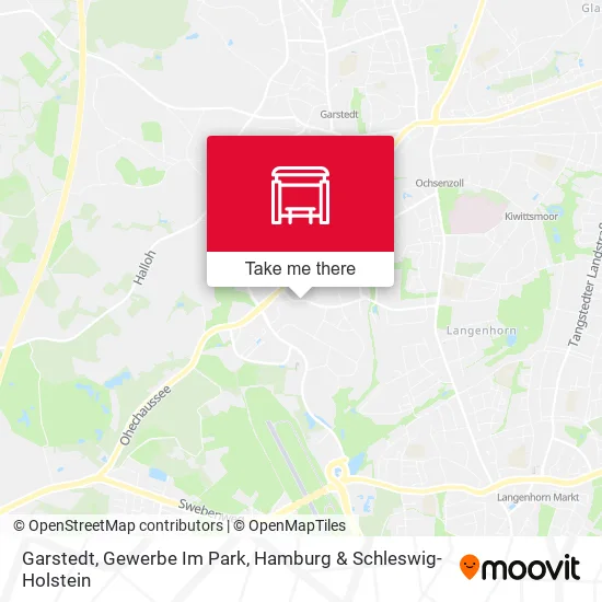 Карта Garstedt, Gewerbe Im Park