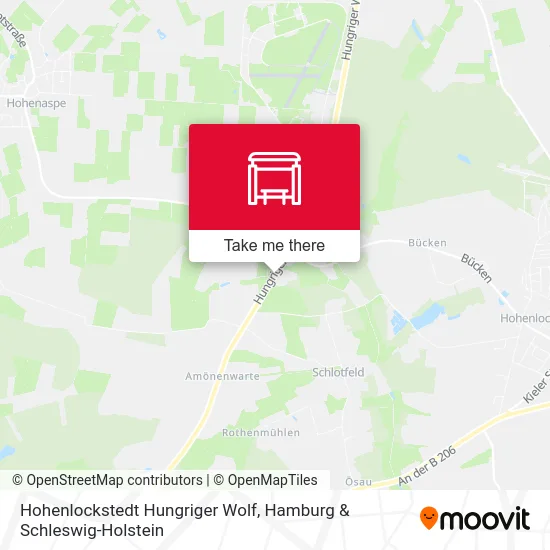 Карта Hohenlockstedt Hungriger Wolf