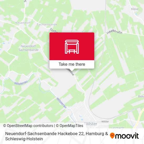 Карта Neuendorf-Sachsenbande Hackeboe 22