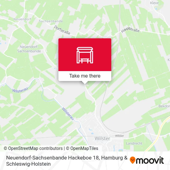 Карта Neuendorf-Sachsenbande Hackeboe 18