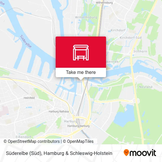 Карта Süderelbe