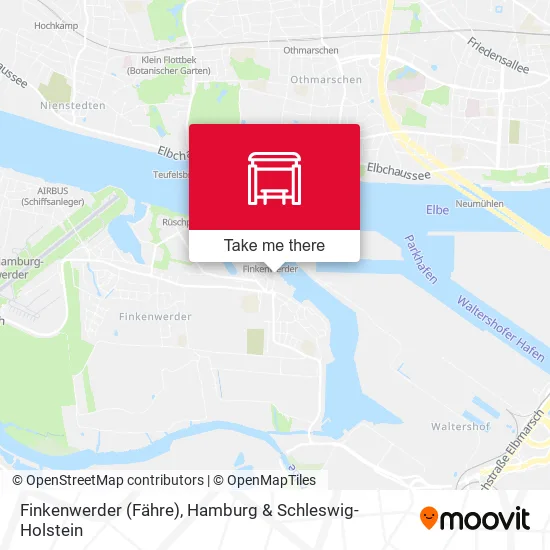 Карта Finkenwerder (Fähre)