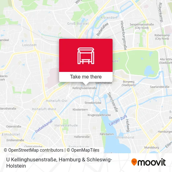 Карта U Kellinghusenstraße