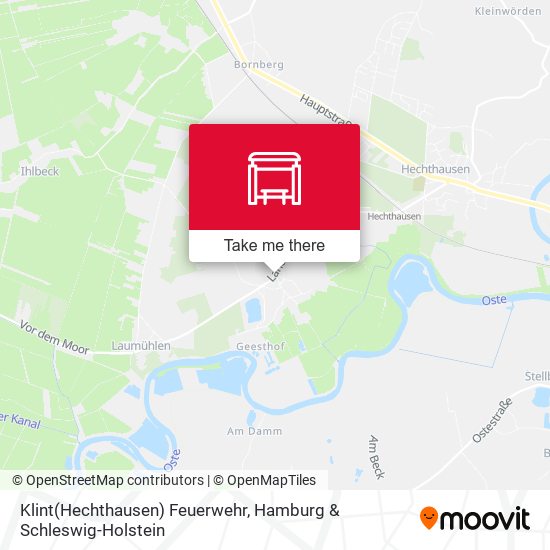 Klint(Hechthausen) Feuerwehr map