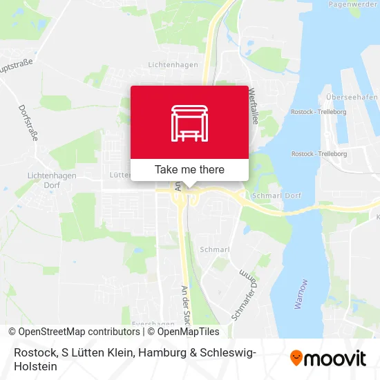 Rostock, S Lütten Klein map