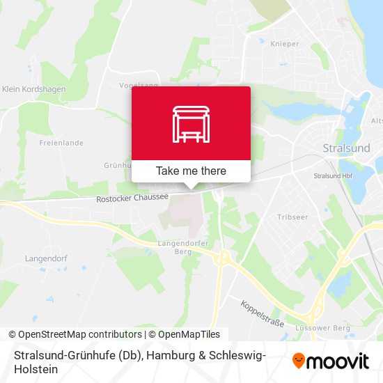 Stralsund-Grünhufe (Db) map