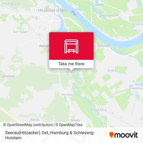 Карта Seerau(Hitzacker) Ost