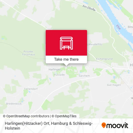 Карта Harlingen(Hitzacker) Ort