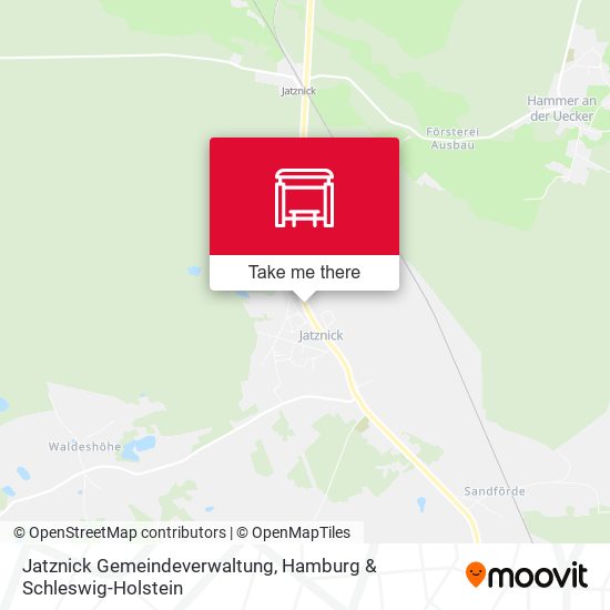 Jatznick Gemeindeverwaltung map
