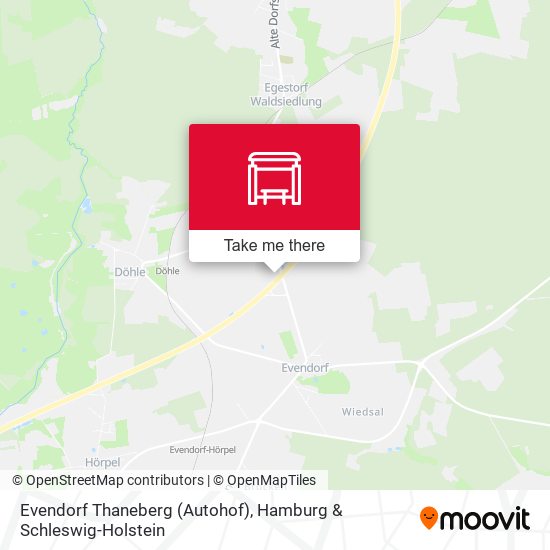Evendorf Thaneberg (Autohof) map