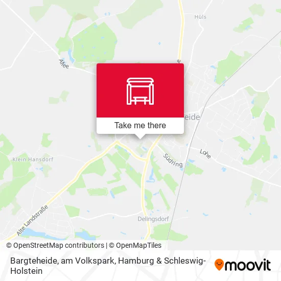 Карта Bargteheide, am Volkspark