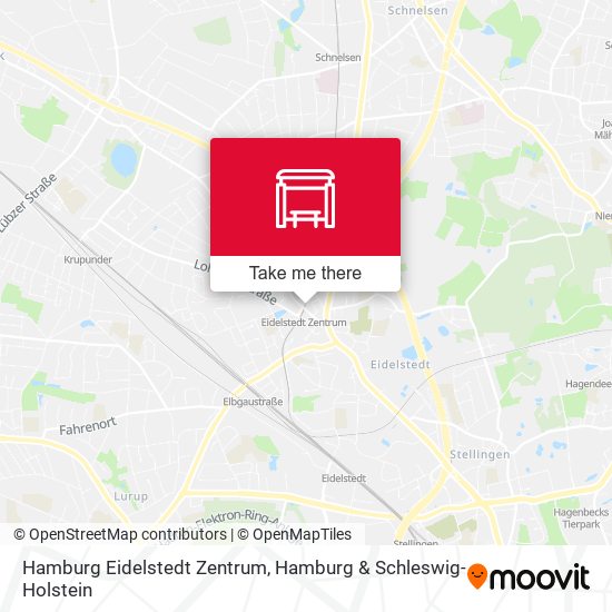 Hamburg Eidelstedt Zentrum map