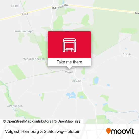 Карта Velgast