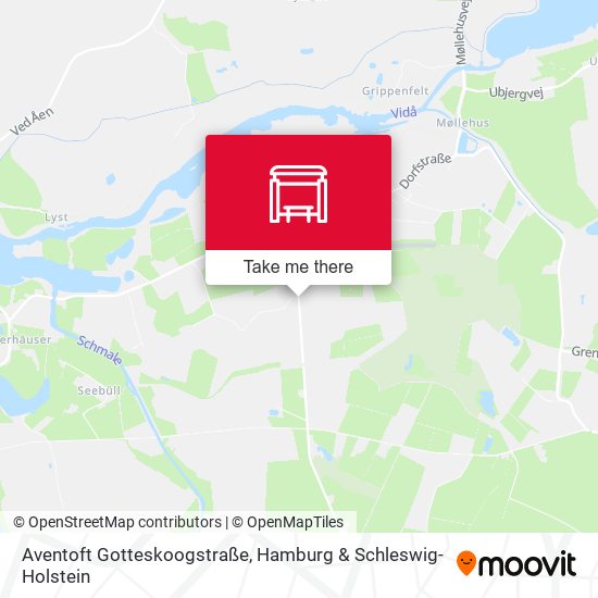 Aventoft Gotteskoogstraße map