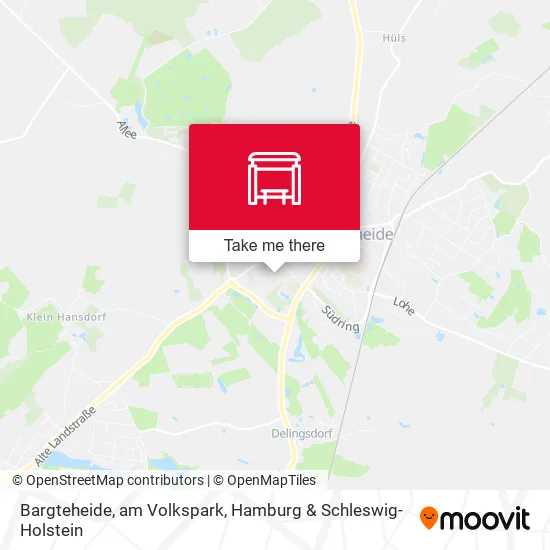 Карта Bargteheide, am Volkspark