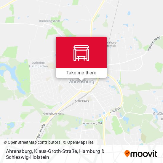 Ahrensburg, Klaus-Groth-Straße map