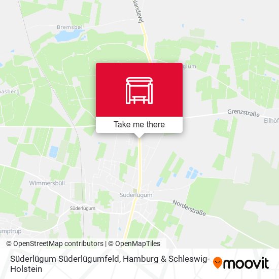 Süderlügum Süderlügumfeld map