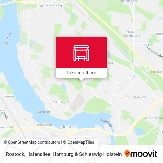 Rostock, Hafenallee map