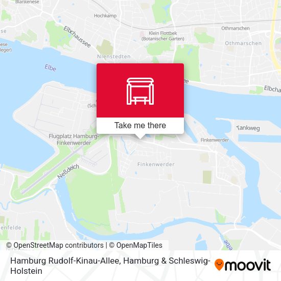 Hamburg Rudolf-Kinau-Allee map