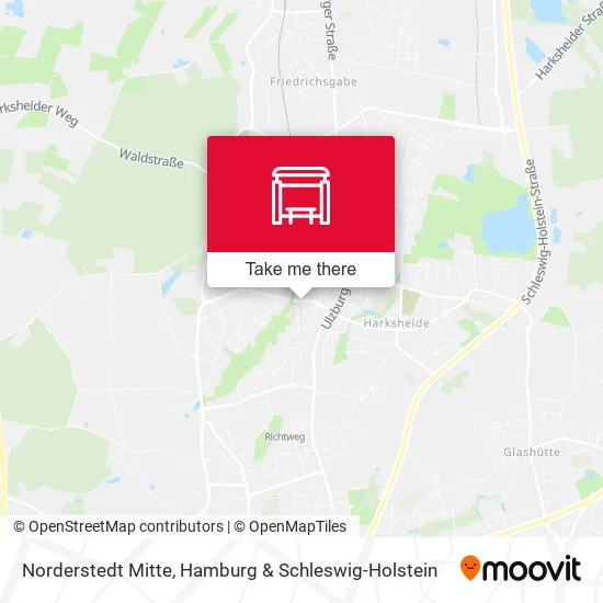 Карта Norderstedt Mitte